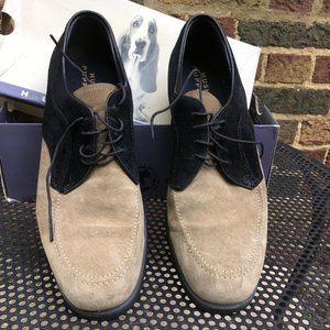 Hush Puppies Suede Derbys, black/taupe